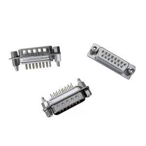 Đầu Nối DB15 Đầu Đực Mạ Vàng Chân Thẳng Hàn PCB